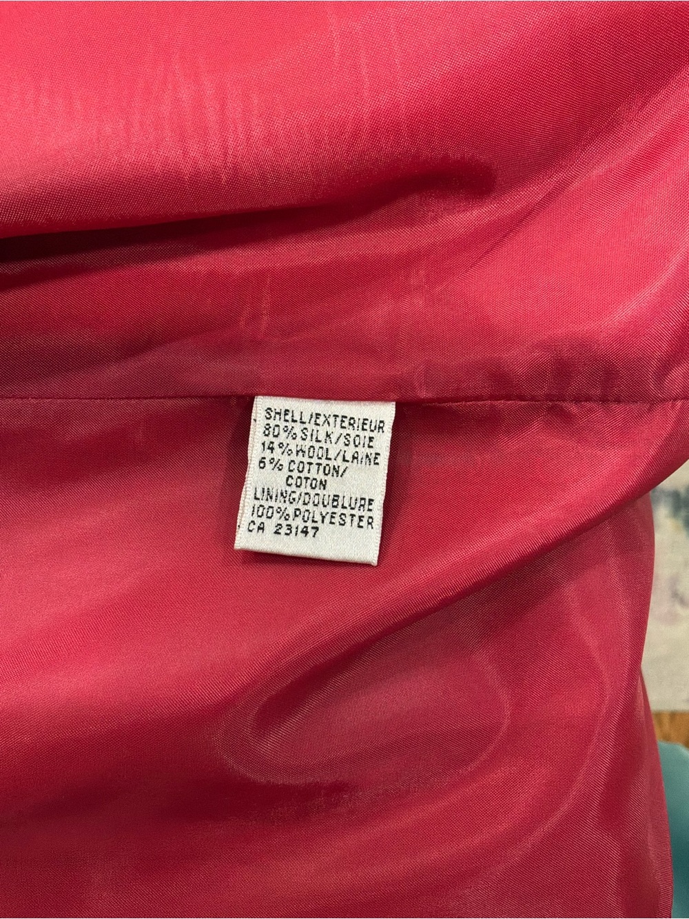 Talbots Coral Collarless Tailored Jacket - Picture 7 of 10